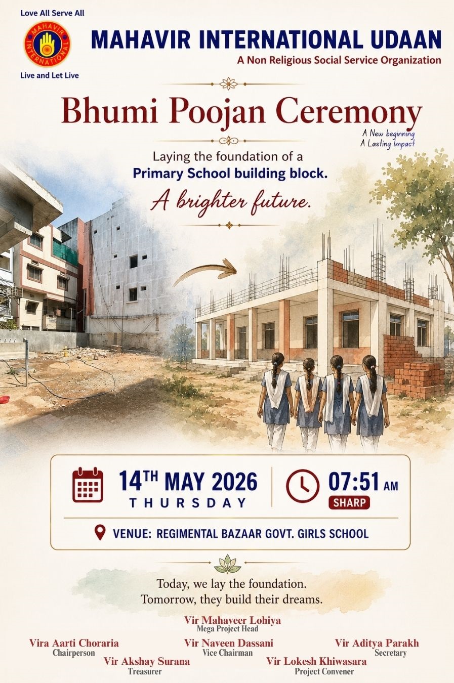 Bhumi Poojan flyer